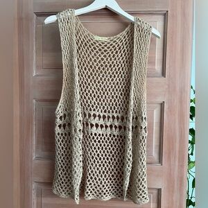 Boho macrame vest